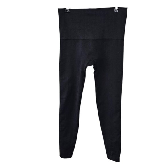 SPANX Look At Me Now Seamless Leggings, Black, Shaping Waist, Size XL - Picture 1 of 7